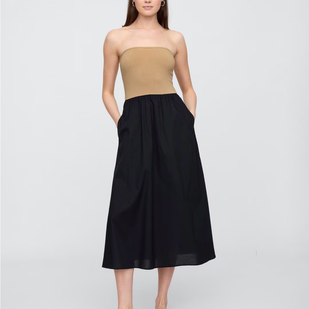 Gap Color Block Poplin Midi